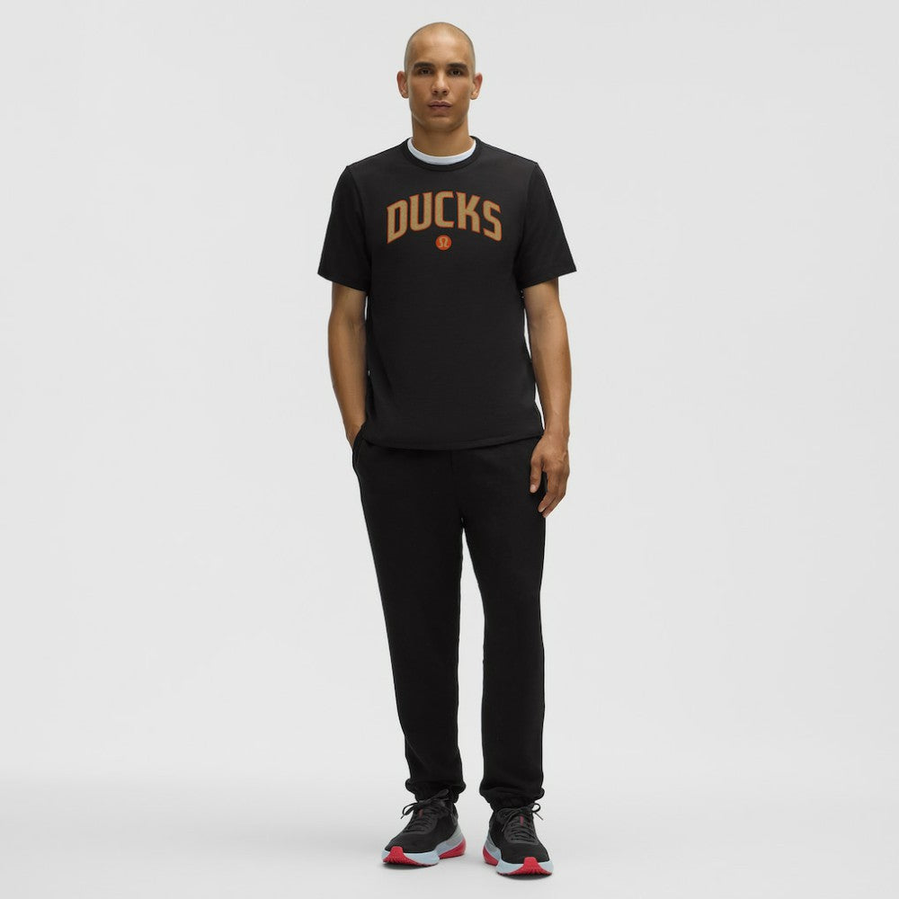 Anaheim Ducks lululemon Organic Cotton Classic-Fit T-Shirt - Black | NHL on sale