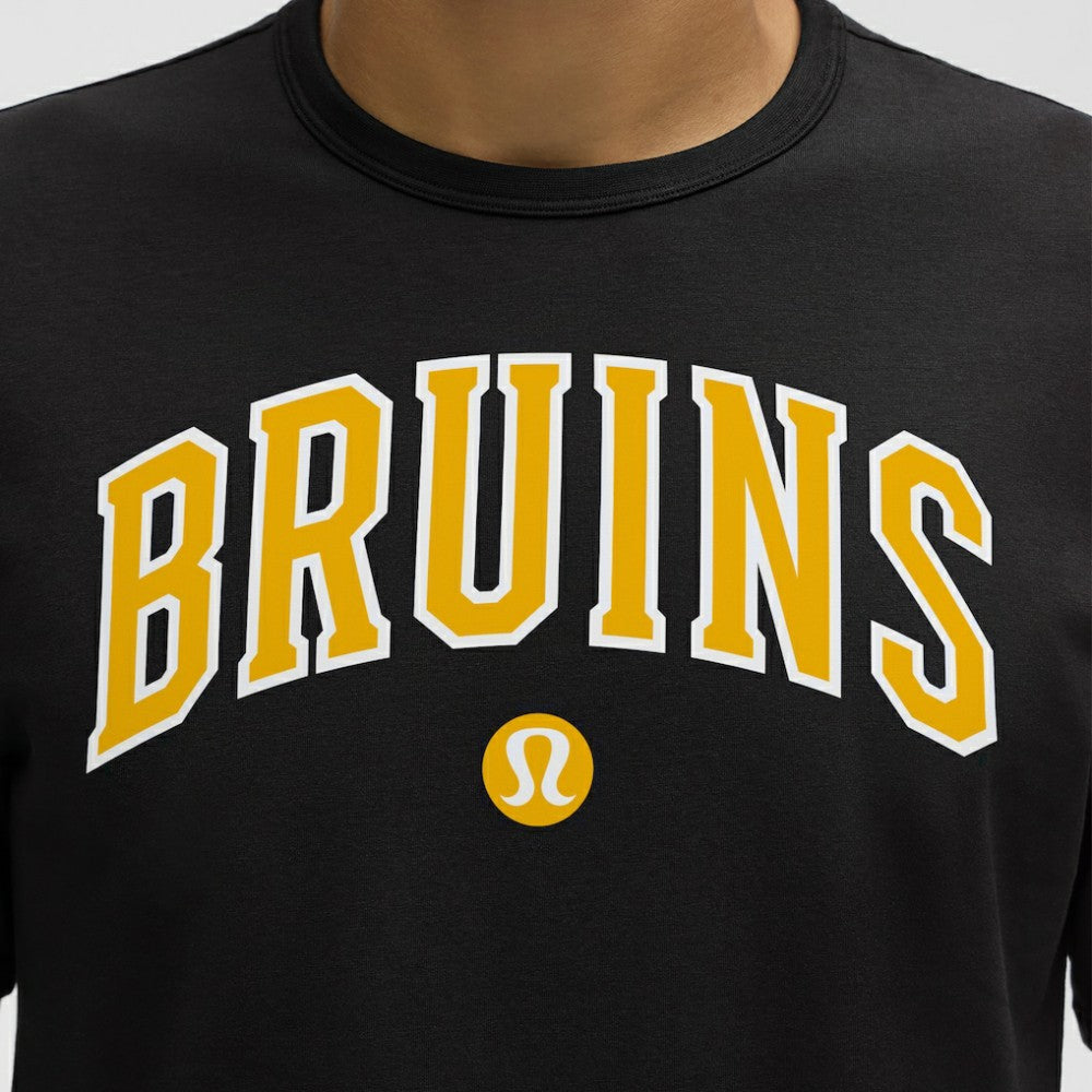 Boston Bruins lululemon Organic Cotton Classic-Fit T-Shirt - Black | NHL discount