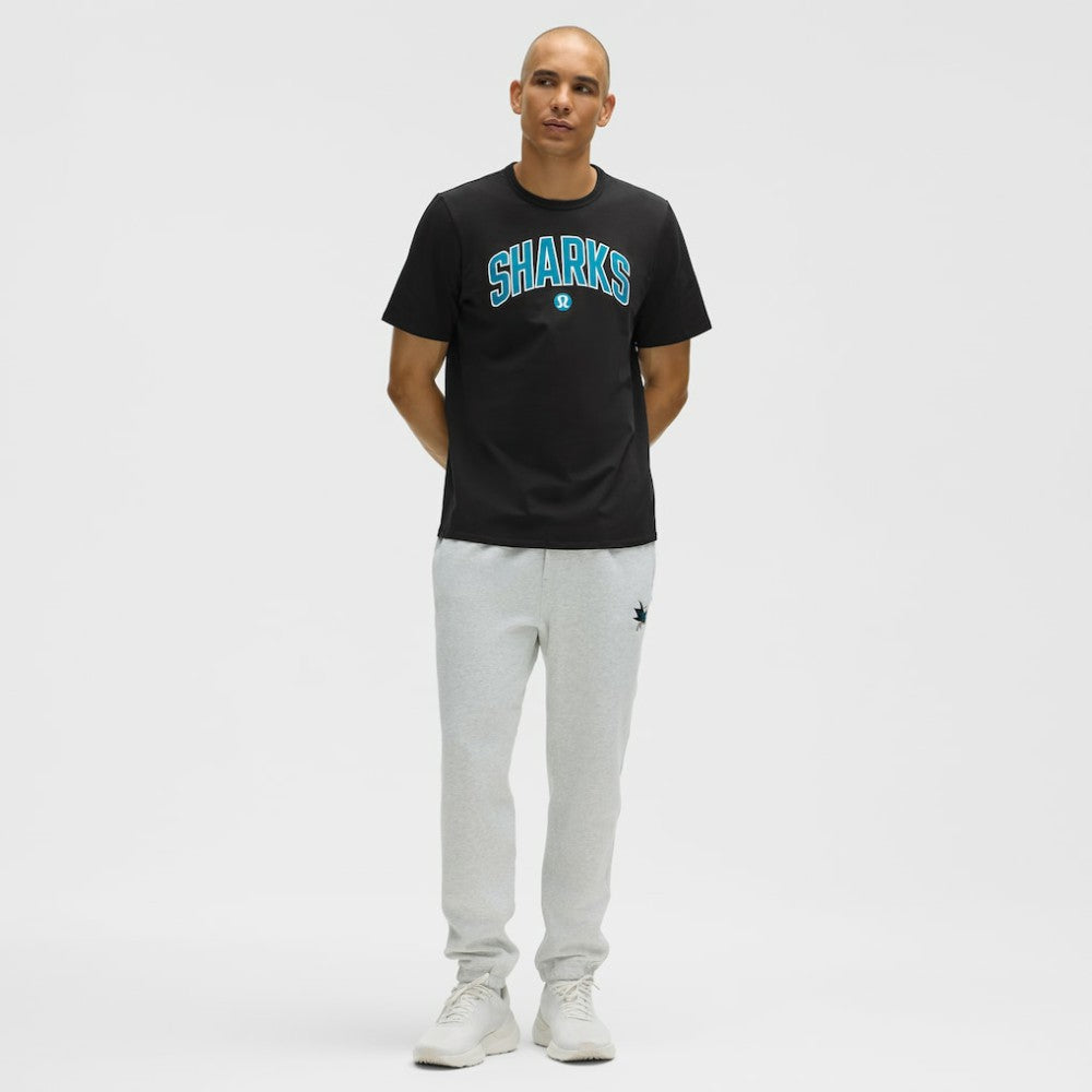 San Jose Sharks lululemon Organic Cotton Classic-Fit T-Shirt - Black | NHL Lifestyle