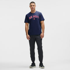 Columbus Blue Jackets lululemon Organic Cotton Classic-Fit T-Shirt - Blue | NHL on sale