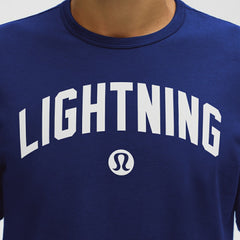 Tampa Bay Lightning lululemon Organic Cotton Classic-Fit T-Shirt - Larkspur | NHL online