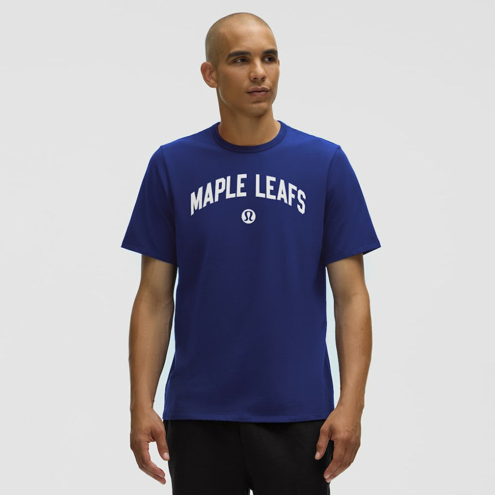 Toronto Maple Leafs lululemon Organic Cotton Classic-Fit T-Shirt - Larkspur | NHL Lifestyle