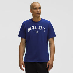 Toronto Maple Leafs lululemon Organic Cotton Classic-Fit T-Shirt - Larkspur | NHL Lifestyle