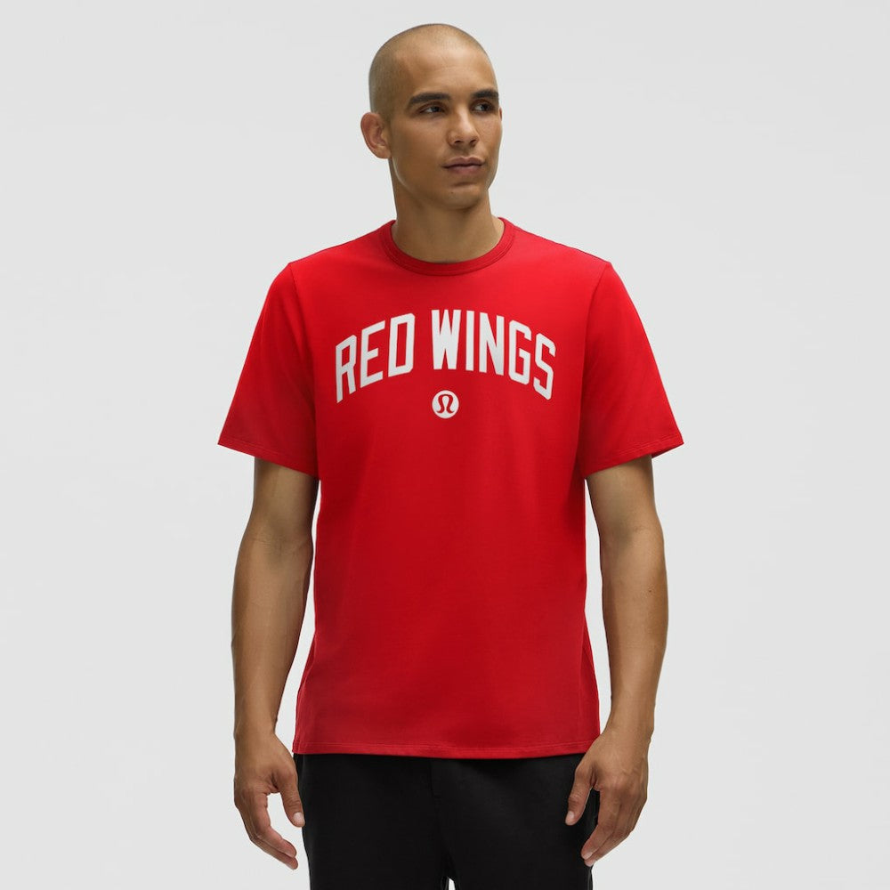 Detroit Red Wings lululemon Organic Cotton Classic-Fit T-Shirt - True Red | NHL discount