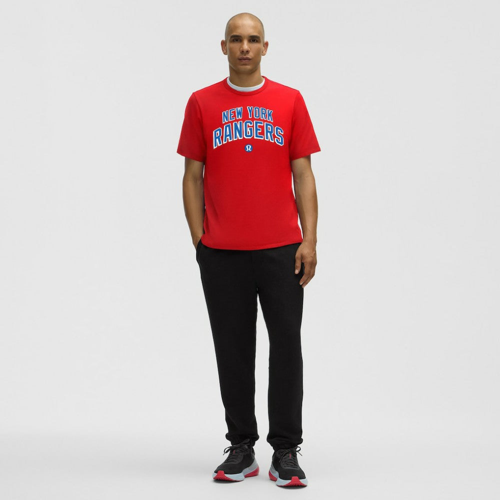 New York Rangers lululemon Organic Cotton Classic-Fit T-Shirt - True Red | NHL sale