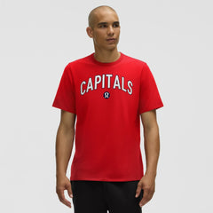 Washington Capitals lululemon Organic Cotton Classic-Fit T-Shirt - True Red | NHL Clearance