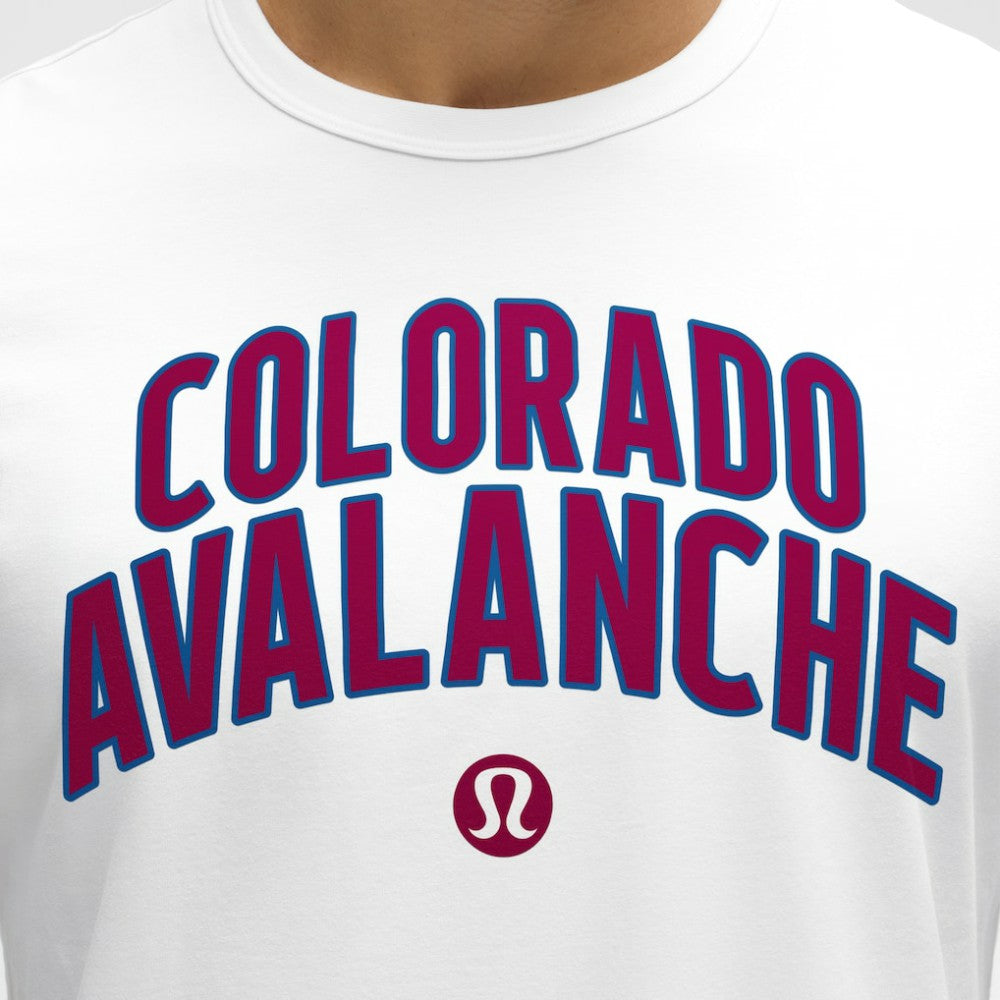 Colorado Avalanche lululemon Organic Cotton Classic-Fit T-Shirt - White | NHL discount