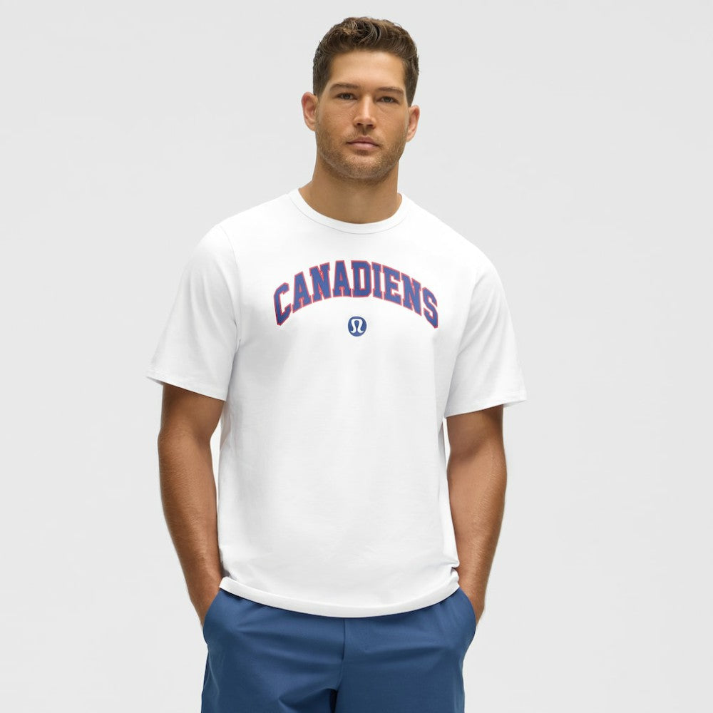 Montreal Canadiens lululemon Organic Cotton Classic-Fit T-Shirt - White | NHL discount