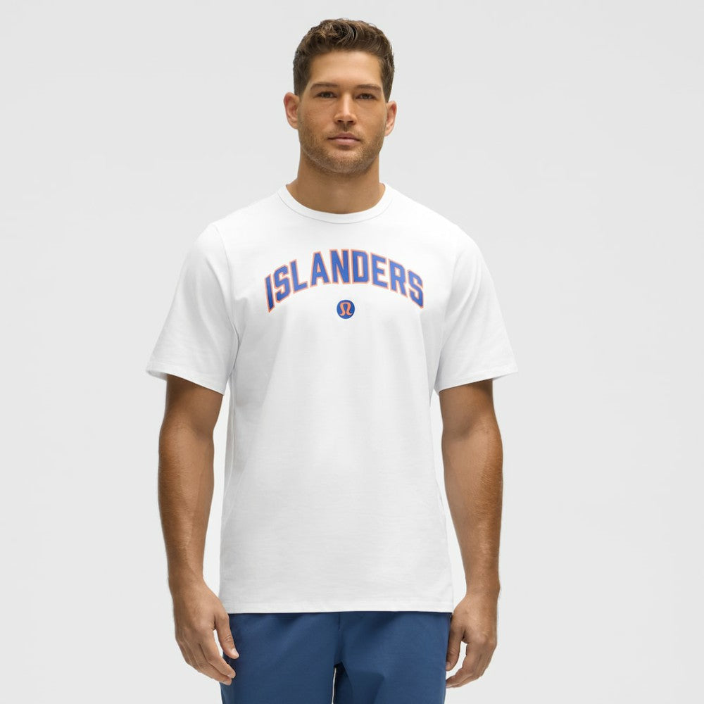 New York Islanders lululemon Organic Cotton Classic-Fit T-Shirt - White | NHL Clearance