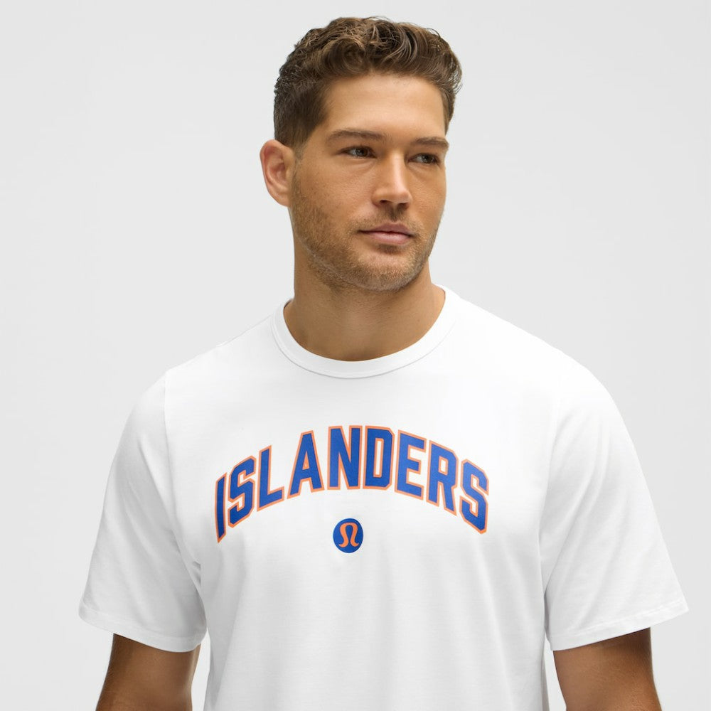 New York Islanders lululemon Organic Cotton Classic-Fit T-Shirt - White | NHL Clearance