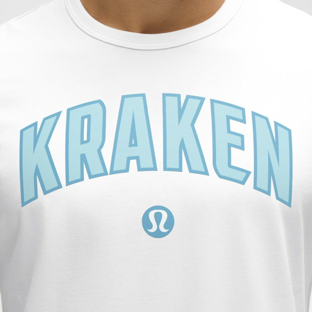Seattle Kraken lululemon Organic Cotton Classic-Fit T-Shirt - White | NHL online