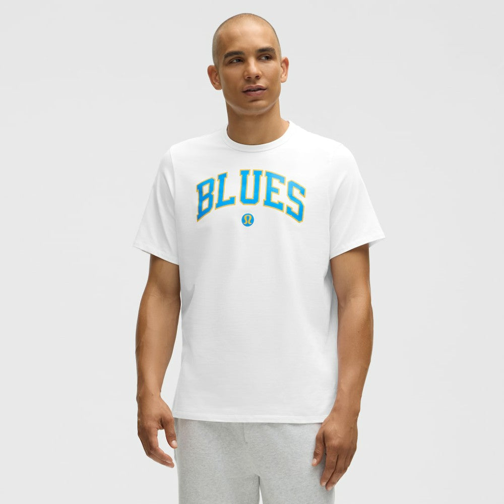 St. Louis Blues lululemon Organic Cotton Classic-Fit T-Shirt - White | NHL online
