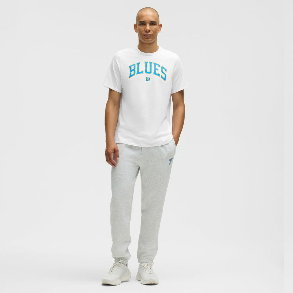 St. Louis Blues lululemon Organic Cotton Classic-Fit T-Shirt - White | NHL online