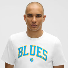 St. Louis Blues lululemon Organic Cotton Classic-Fit T-Shirt - White | NHL online