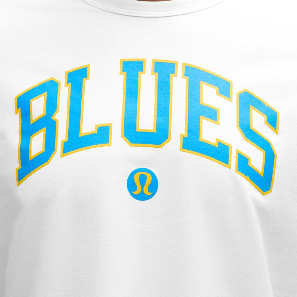 St. Louis Blues lululemon Organic Cotton Classic-Fit T-Shirt - White | NHL online
