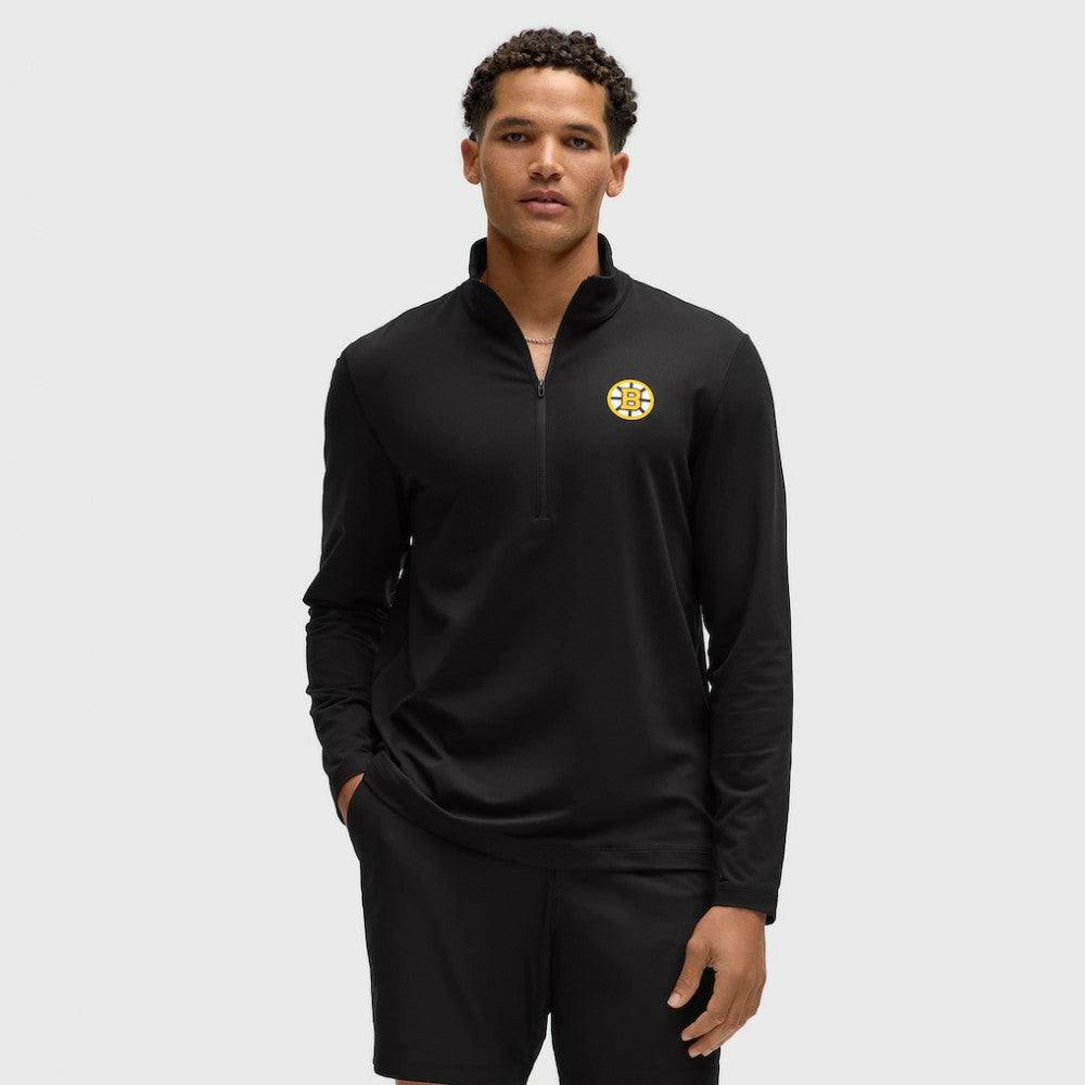 Boston Bruins lululemon Soft Jersey Half-Zip Pullover - Black | NHL discount