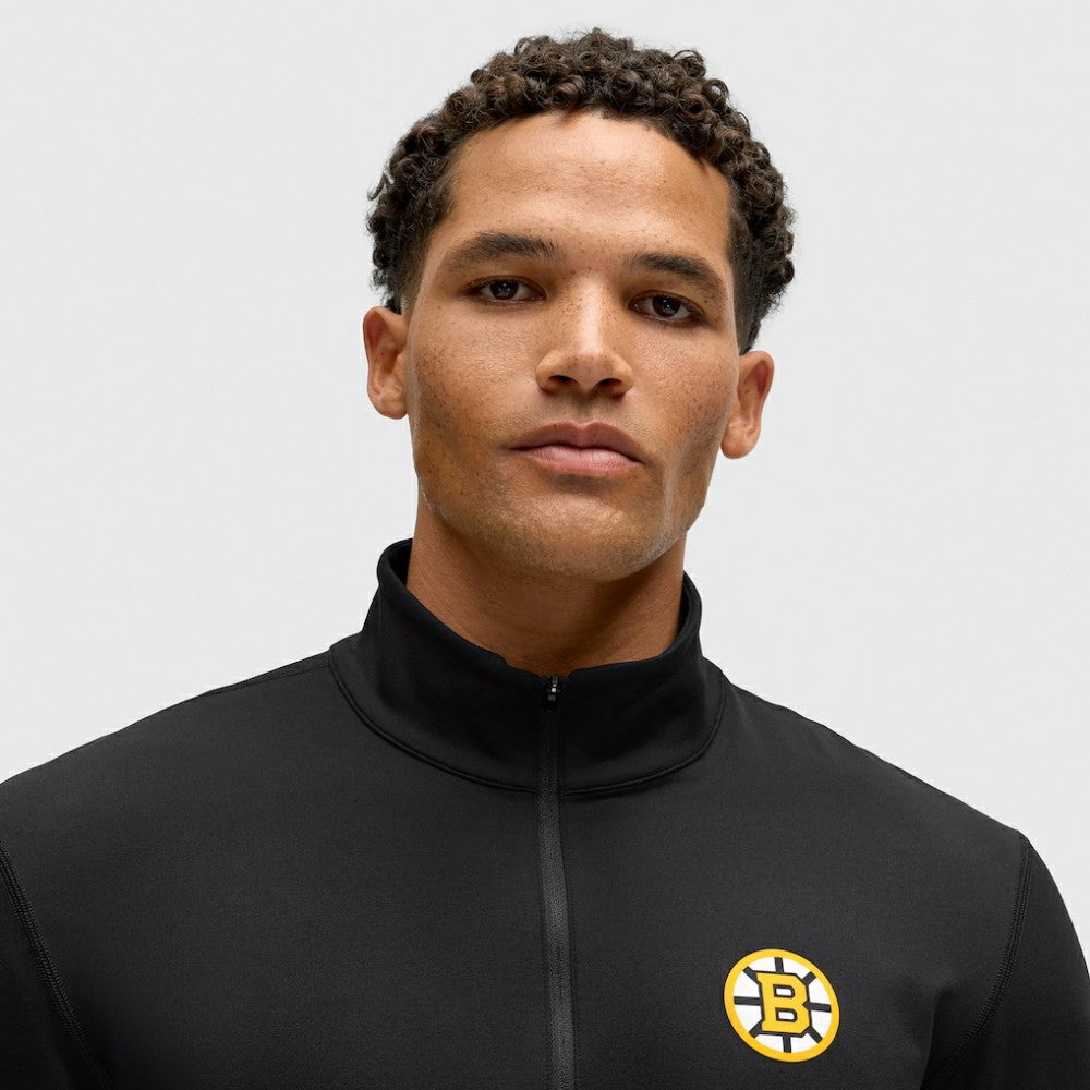 Boston Bruins lululemon Soft Jersey Half-Zip Pullover - Black | NHL discount