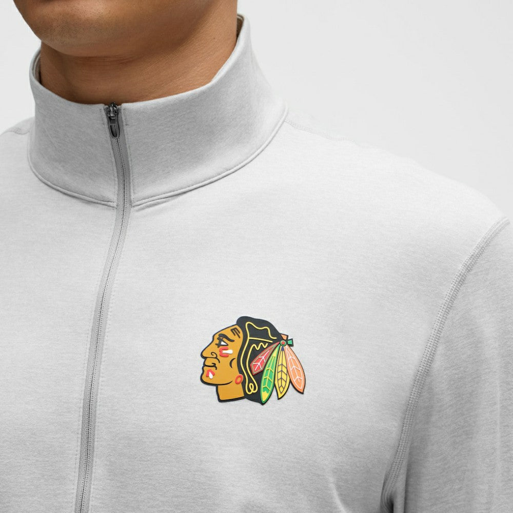 Chicago Blackhawks lululemon Soft Jersey Half-Zip Pullover - Heather Gray | NHL discount