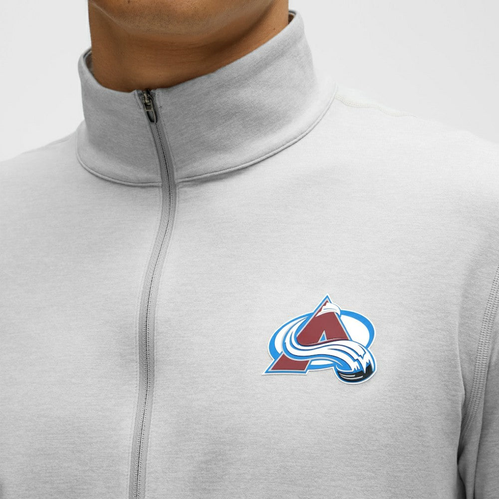Colorado Avalanche lululemon Soft Jersey Half-Zip Pullover - Heather Gray | NHL Lifestyle