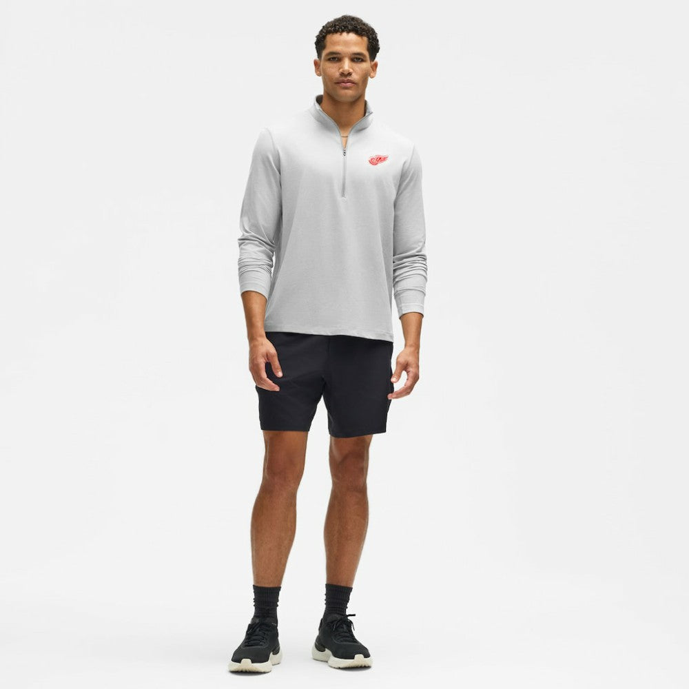 Detroit Red Wings lululemon Soft Jersey Half-Zip Pullover - Heather Gray | NHL discount