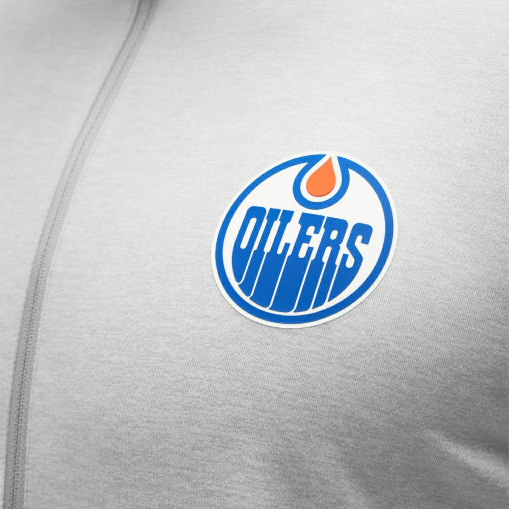 Edmonton Oilers lululemon Soft Jersey Half-Zip Pullover - Heather Gray | NHL on sale