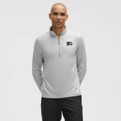 Philadelphia Flyers lululemon Soft Jersey Half-Zip Pullover - Heather Gray | NHL Lifestyle