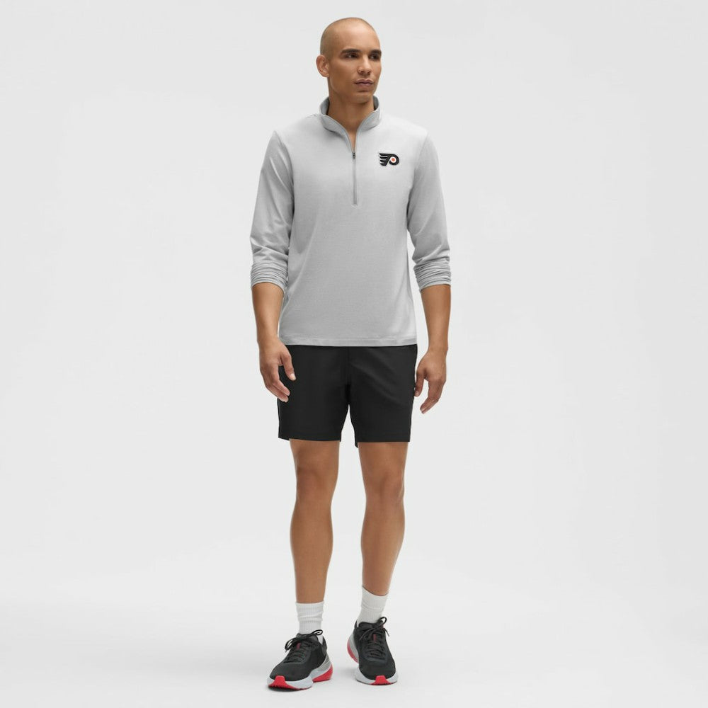 Philadelphia Flyers lululemon Soft Jersey Half-Zip Pullover - Heather Gray | NHL Lifestyle