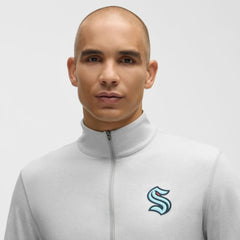 Seattle Kraken lululemon Soft Jersey Half-Zip Pullover - Heather Gray | NHL sale