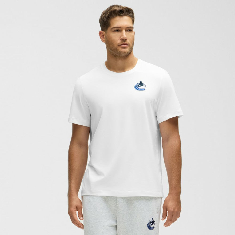 Vancouver Canucks lululemon Soft Jersey T-Shirt - White | NHL Clearance