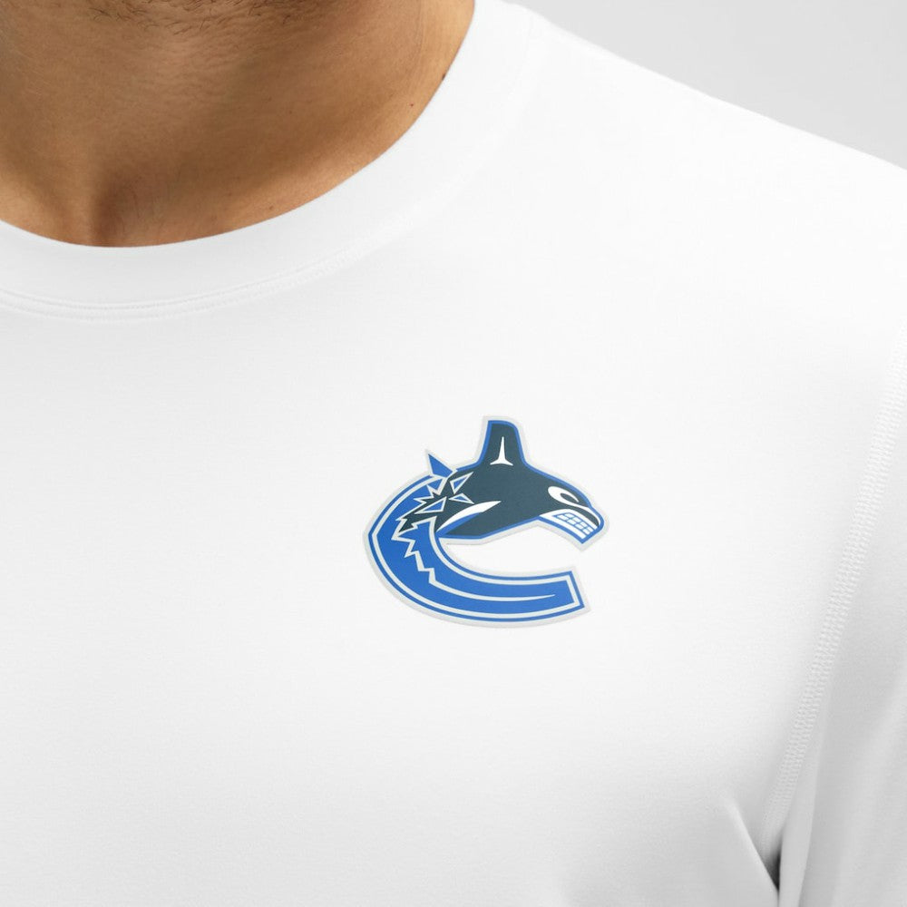 Vancouver Canucks lululemon Soft Jersey T-Shirt - White | NHL Clearance