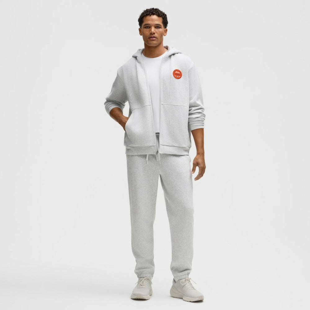 Anaheim Ducks lululemon Steady State Full-Zip Hoodie - Heathered Core Ultra Light Grey | NHL on sale