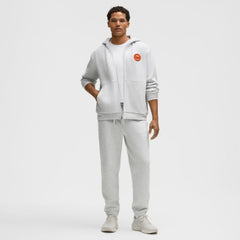 Anaheim Ducks lululemon Steady State Full-Zip Hoodie - Heathered Core Ultra Light Grey | NHL on sale