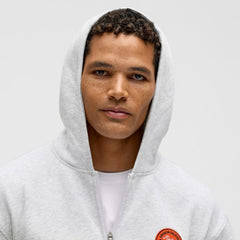 Anaheim Ducks lululemon Steady State Full-Zip Hoodie - Heathered Core Ultra Light Grey | NHL on sale