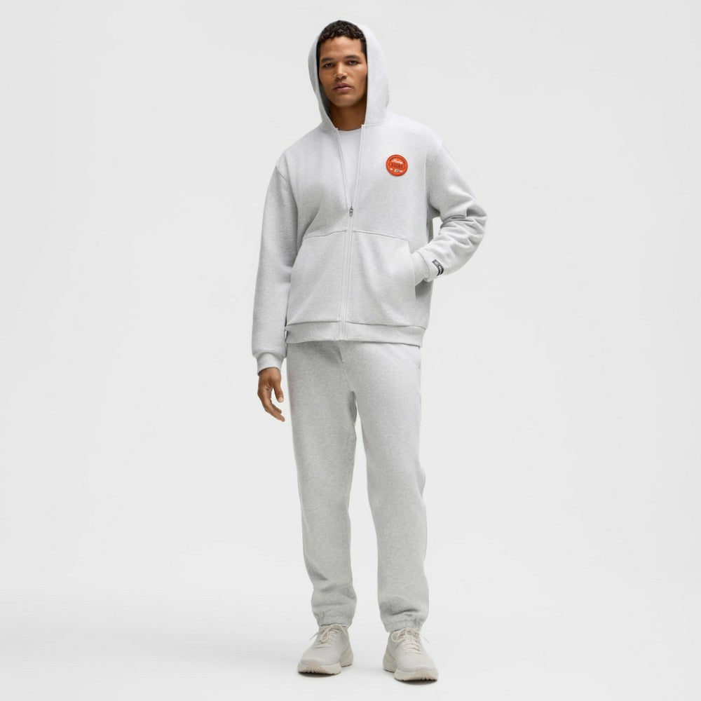 Anaheim Ducks lululemon Steady State Full-Zip Hoodie - Heathered Core Ultra Light Grey | NHL on sale