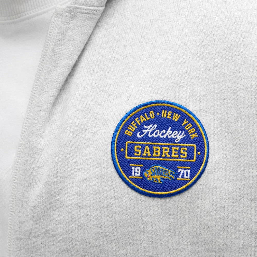 Buffalo Sabres lululemon Steady State Full-Zip Hoodie - Heathered Core Ultra Light Grey | NHL near me
