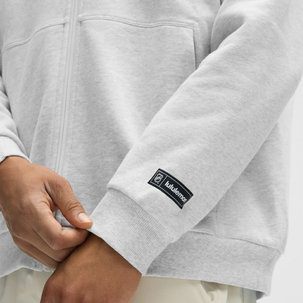 Colorado Avalanche lululemon Steady State Full-Zip Hoodie - Heathered Core Ultra Light Grey | NHL on sale