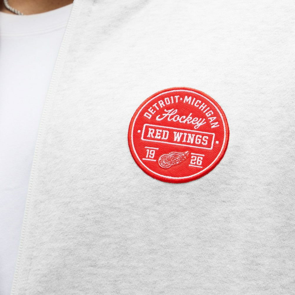 Detroit Red Wings lululemon Steady State Full-Zip Hoodie - Heathered Core Ultra Light Grey | NHL sale