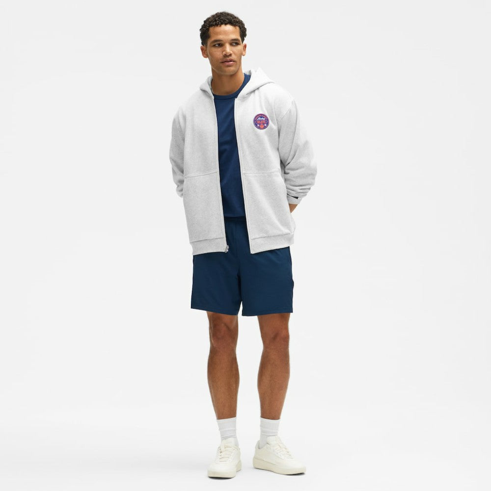 Edmonton Oilers lululemon Steady State Full-Zip Hoodie - Heathered Core Ultra Light Grey | NHL sale