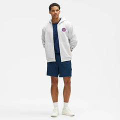 Edmonton Oilers lululemon Steady State Full-Zip Hoodie - Heathered Core Ultra Light Grey | NHL sale