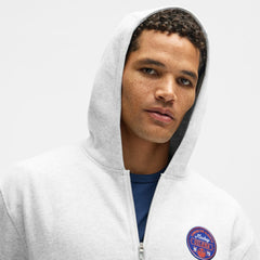 Edmonton Oilers lululemon Steady State Full-Zip Hoodie - Heathered Core Ultra Light Grey | NHL sale