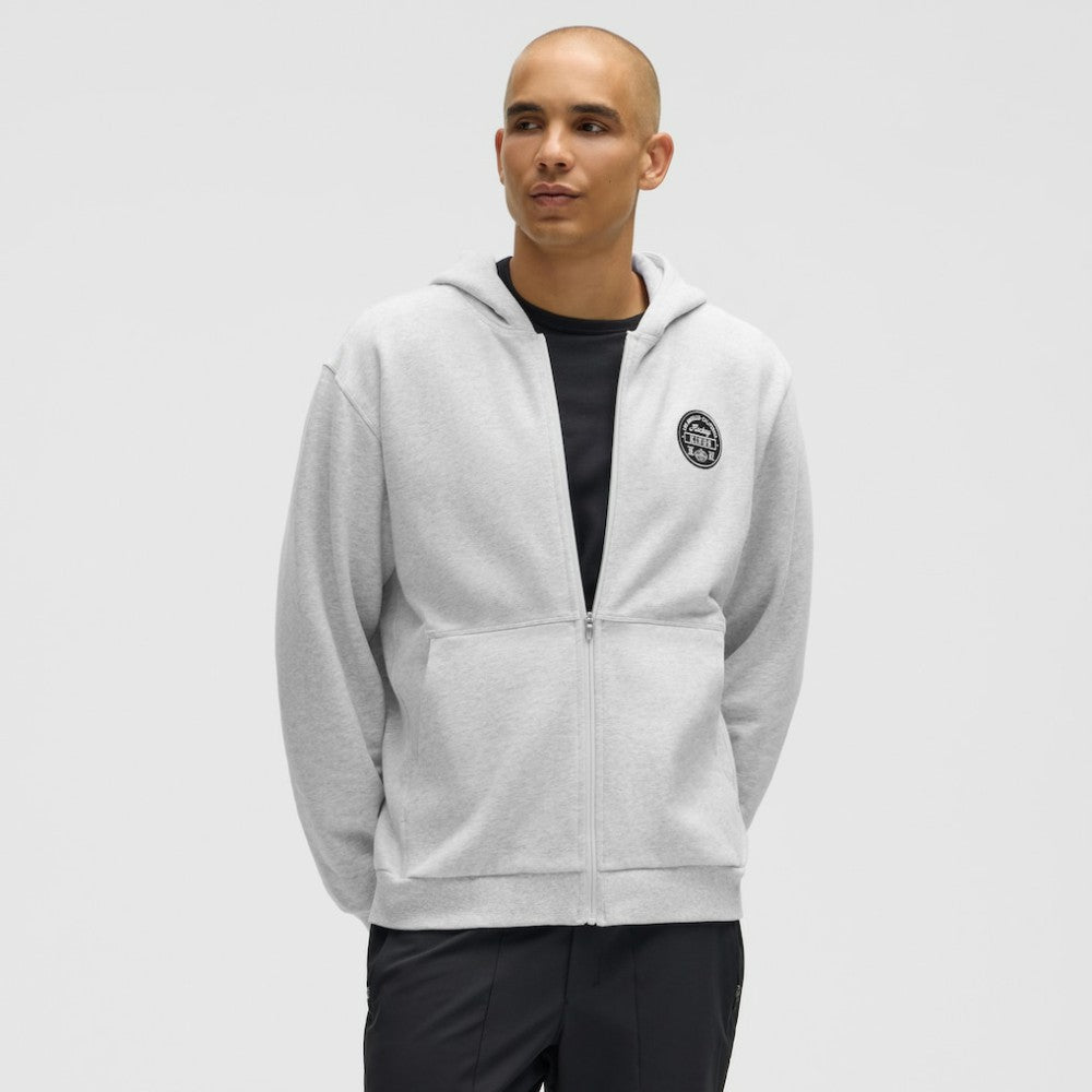 Los Angeles Kings lululemon Steady State Full-Zip Hoodie - Heathered Core Ultra Light Grey | NHL sale