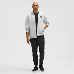 Los Angeles Kings lululemon Steady State Full-Zip Hoodie - Heathered Core Ultra Light Grey | NHL sale