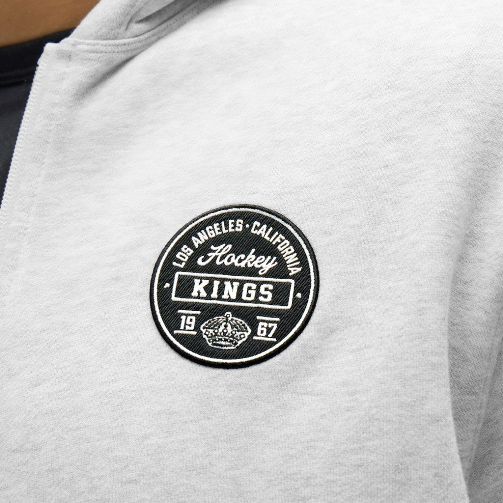 Los Angeles Kings lululemon Steady State Full-Zip Hoodie - Heathered Core Ultra Light Grey | NHL sale