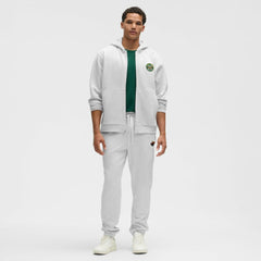 Minnesota Wild lululemon Steady State Full-Zip Hoodie - Heathered Core Ultra Light Grey | NHL online