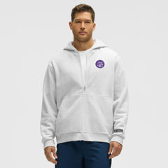 Montreal Canadiens lululemon Steady State Full-Zip Hoodie - Heathered Core Ultra Light Grey | NHL near me