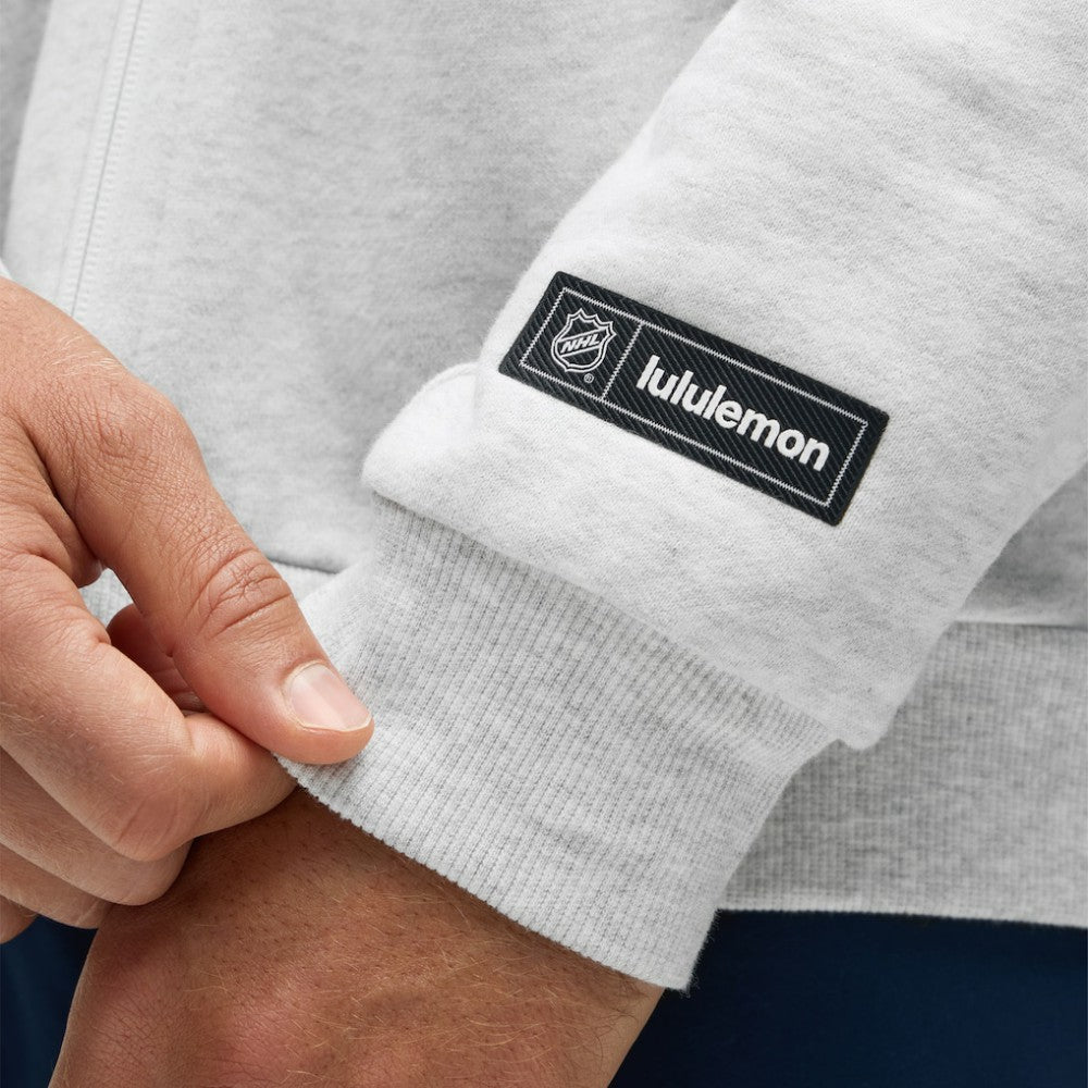 Montreal Canadiens lululemon Steady State Full-Zip Hoodie - Heathered Core Ultra Light Grey | NHL near me