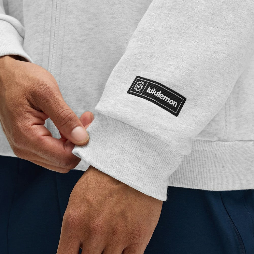 Nashville Predators lululemon Steady State Full-Zip Hoodie - Heathered Core Ultra Light Grey | NHL sale