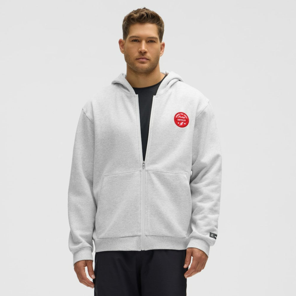 New Jersey Devils lululemon Steady State Full-Zip Hoodie - Heathered Core Ultra Light Grey | NHL discount