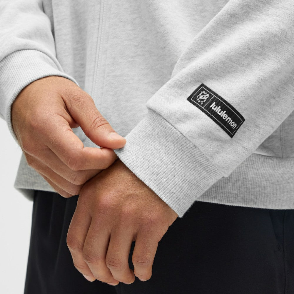 New Jersey Devils lululemon Steady State Full-Zip Hoodie - Heathered Core Ultra Light Grey | NHL discount