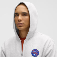 New York Islanders lululemon Steady State Full-Zip Hoodie - Heathered Core Ultra Light Grey | NHL Lifestyle